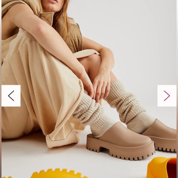 Free People Bae Platform Mules - Picture 1 of 4